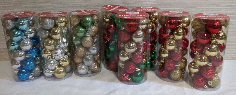 8 New Christmas Ornament Bundle 24 Ornaments per pack