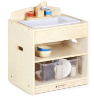 Guide Craft Birch Plywood Toddler Sink , 15"×21"×18" - New in Box