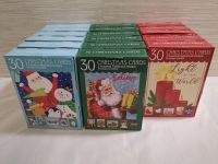 15+ New Boxes Assorted Christmas Cards 30 per Box