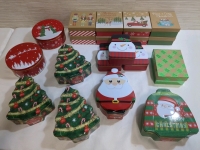 15+ New Christmas Themed Boxes & Tins Approx 4 to 8 Inches