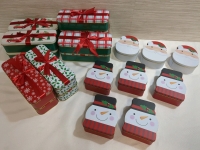 15+ New Christmas Themed Boxes & Tins Approx 4 to 9 Inches