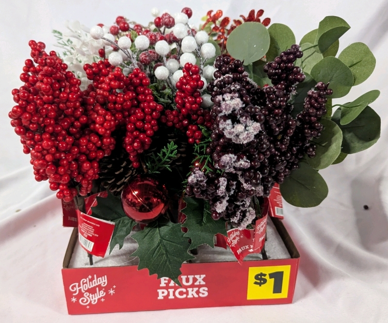 30+ New Holiday Faux Picks. 12.5" Long