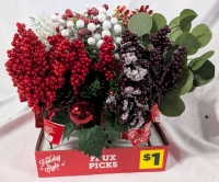 30+ New Holiday Faux Picks. 12.5" Long