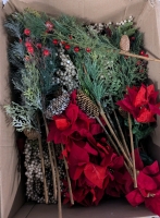 30+ Faux Christmas Stake Decor. 22" Tall Approximately.