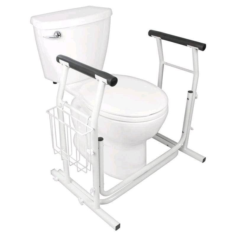As New Vive Stand Alone Toilet Rail White Model LVA1023 Retails for $89