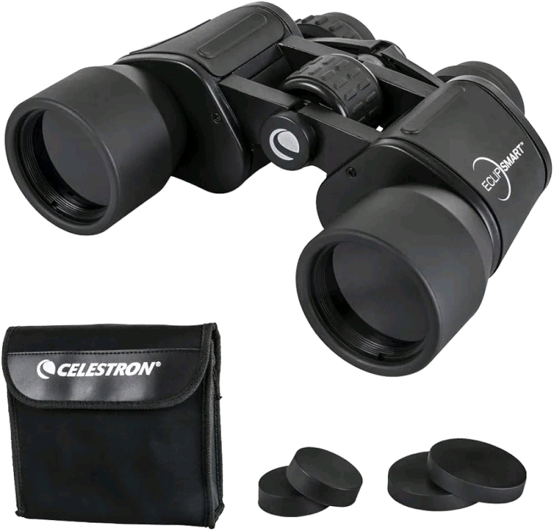 As New Celestron EclipSmart Safe Solar Eclipse Binoculars &ndash; ISO 12312-2 Compliant &ndash; Full-Size Solar Binoculars &ndash; 10x Magnification &ndash; View The Sun, Solar Eclipses, Transits & Sunspots &ndash; Multi-Coated Optics Retails for $123