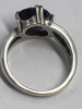 925 Sterling Amethyst Oval Ring - 4