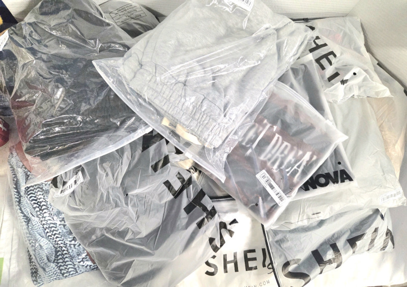 15 New Packages Size LARGE Mixed Clothing : Assorted Styles, Seasons, Genders, Colours, Makers + More