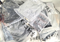 15 New Packages Size LARGE Mixed Clothing : Assorted Styles, Seasons, Genders, Colours, Makers + More