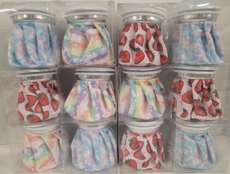 12 New | 3&frac12;" Ice Packs w/ Funky Designs