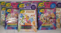 11 New | CRAYOLA Activity Packs | 30 Coloring Pages + 4 Scented Crayons Ea. | 6" x 8" ea.