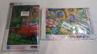 2 New Paintcolor Diamond Painting Patterns 30x40 cm