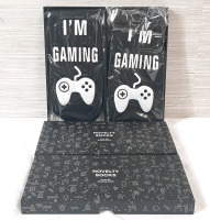 2 New Pairs of Novelty "I'm Gaming" Socks