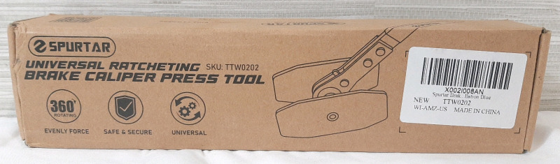 New in Box Spurtar Universal Ratcheting Brake Caliper Press Tool