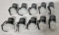 10 As New Electric Plastic Solenoid Valves 0.25" 24V DC - RSC-2-24VDC