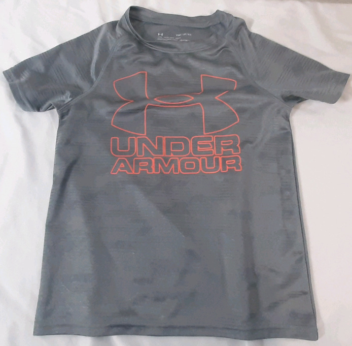 As New Gray Under Armor Childs T-Shirt