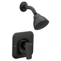 As New Moen Shower Head Matte Black Rizon Model T2812BL Retails for $227 (Valve Not Included)