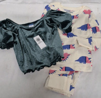 New sz 18-24 Months Toddlers Old Navy PJ Set & Ruffle Top