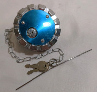 New Locking Metal Diesel Fuel Gas Cap Approx 4 Inches