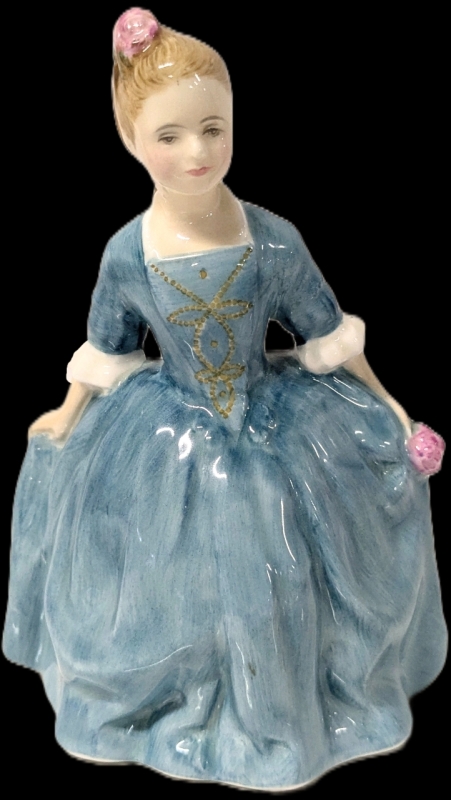 1963 Royal Doulton A CHILD FROM WILLIAMSBURG HN 2154 - 5.75" Tall, No Chips or Cracks