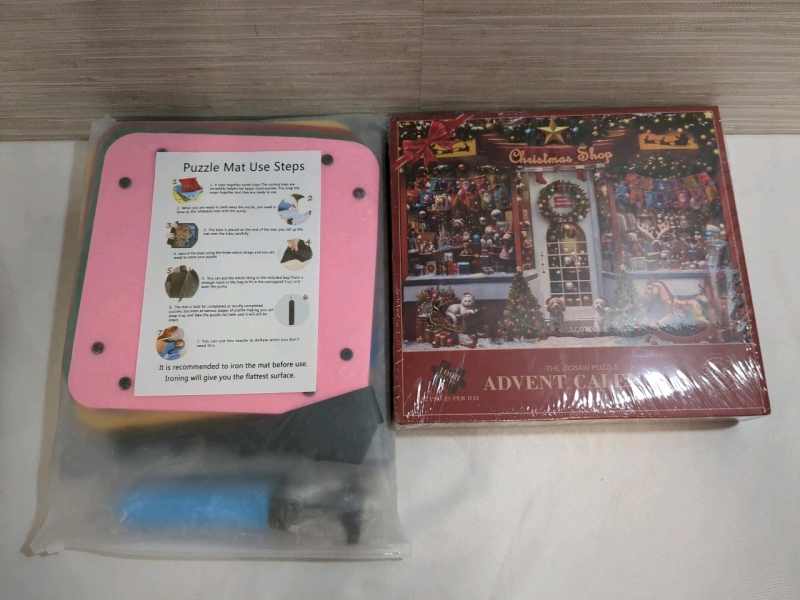 New Advent Calendar Jigsaw Puzzle (1008) with Puzzle Sorting Mat Kit