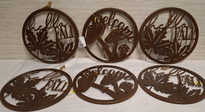 6 New Metal Door Decor | Measurements- 11.8" Diameter