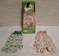 12 New Trueliving Outdoors Canvas Garden Glove Pair | Material Includes- Polyester, Cotton & Rayon