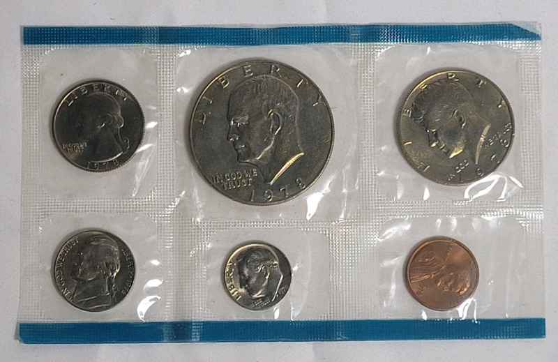 1978 USA Philadelphia Mint Coin Set . Sealed