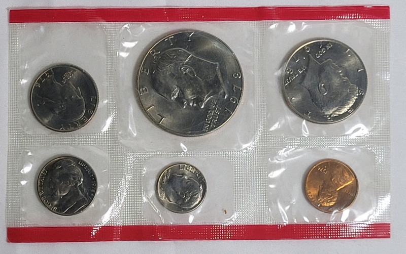 1978 USA Denver Mint Coin Set . Sealed