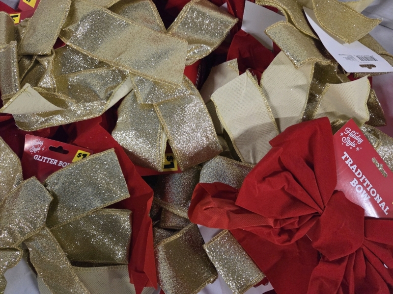 15+ New | Glitter & Traditional Bows | Measures 9" x 12"