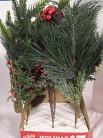 18 New | Holiday Stems | Measures 21" ea.