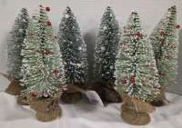 6 New | 12" Lovely Faux Pine Tree Tabletop Decor