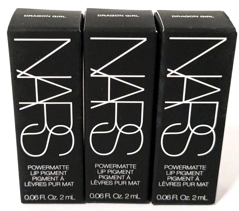 3 New NARS Powermatte Lip Pigment (Travel Size) Dragon Girl (2ml each)