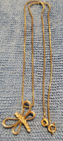 Sterling Butterfly necklace 15" box chain