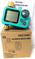 RESTMO Automatic Water Timer with Brass Inlet & Outlet, Model 0-HT-2A - Tested For Power