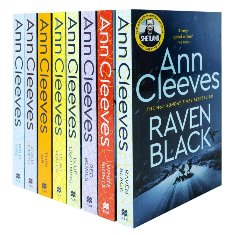 New ANN CLEEVE Shetland Series 8-Book Collector's Set - Sealed Paperback Book Set | Retails Over $50!