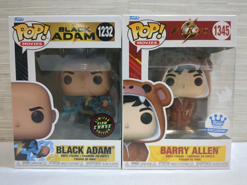 2 New Funko Pop Vinyl Figures Approx 6 Inches Tall