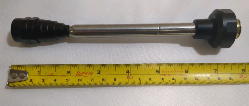 As Is Koopool Adjustable & Rechargeable Flashlight With 3 Attachments
