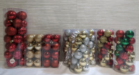 8 New Assorted Christmas Tree Ornament Bundle