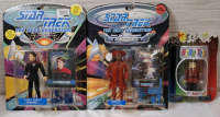 3 New Star Trek Themed Action Figures | Tallest Box Height- 9.8"