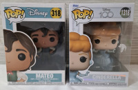 2 New in Box Funko Vinyl Figures | Theme - Disney | Box Measurements- 6.2" X 4.5"