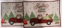 2 New Holiday Style Tapestry Rugs | Measurements- 20" X 30"