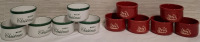 12 New Holiday Style Ceramic Ramekins | Measurements- 3.5" X 3.5" X 2"