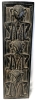 Large Lightweight Wood Tribal Indonesian Carving Wall Art - 11.5" &times; 38.4" Tall