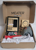 New - MEATER Block Pro XL WiFi Smart Wireless Meat Thermometer Kit . Also includes BBQ Gloves , T-Shirt , Coasters & Stickers . Compatible: Apple Watch, Alexa , iOS & Android App . Retail $280