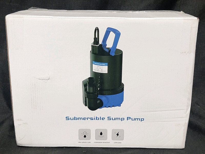 New in Nox Submersible Sump Pump