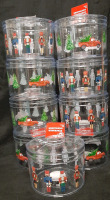 9 New Stackable Holiday Plastic Containers