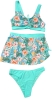2 New Size LARGE Women's 3-Piece Bikini Bathing Suits With Skirts - 2