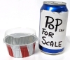 75+ New Disposable Aluminium Ramekins / Dessert Cups With Lids - 3.2" Diameter &times; 1.3" Tall Each (Excluding Lids) - 2