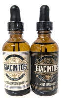 2 New GIACINTO'S Premium Beard Oils - Cedarwood Strop & Mint Harmony (60ml ea)